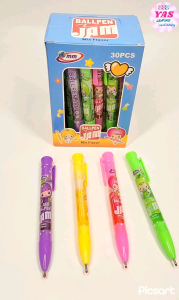 30pcs BALLPEN JAM CANDY MIX FLAVOR/ loot bag fillers / paninda / giveaways / party favors.