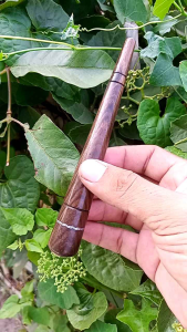 Pipa Cangklong Kayu Kalimosodo Lurus Lingkar Cincin