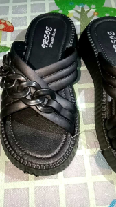 Sandal Wedges silang rantai IRSOE Dewasa