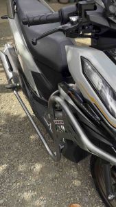 Honda Click v2 v3 crash guard powder coated finish HEAVYDUTY