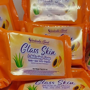 GLASS SKIN WHITENING SOAP.Kojik+ Aloe Vera+Papaya