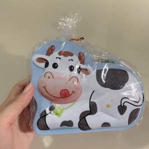 Celengan Kunci Gembok Coin Box Sapi S-74 Sedang / S-172 Besar