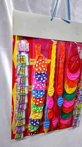 Mainan Warung / Balon Renceng Campur Siap Jual