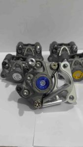 Kaliper 2 Piston Koin + Breket Disc 300MM Vixion Rx king New Jupiter Z F1zr NouvoDll