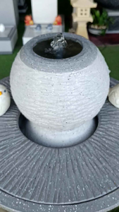 D566 ชุดบอลน้ำผุด 💥เสาใช้เป็นโคมไฟได้ แถมฟรีปั๊มน้ำ 🚿 อ่างน้ำหน้าบ้าน น้ำผุด น้ำพุ น้ำล้น น้ำตก อ่างน้ำพุ อ่างน้ำผุด ตุ๊กตาน้ำพุ น้ำผุด แจกันโรมัน แต่งสวน แต่งบ้าน ตกแต่งสำนักงาน คอนโด รีสอร์ท Fountain Waterfall Overflow  Flowing wate   น้ำผุด