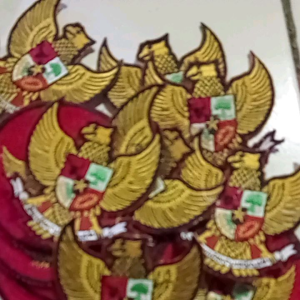 LOGO GARUDA BORDIR UKURAN 6cm