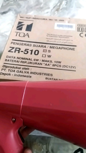 pengeras suara megaphone ZR 510 S ZR510S pabrik semen Toa original garansi