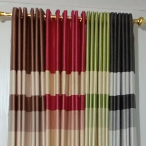 GORDEN BLACKOUT IMPORT MODEL SMOKRING MINIMALIS MOTIF SALUR EMBOSS BLUDRU BUAT JENDELA/ PINTU /KAMAR