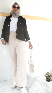 celana cutbray flare highwaist scuba premium anti kusut dan halus kualitas grade A