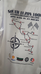 Shirtlab Endurance Rider Tshirt South Luzon Loop Motorally Finisher Shirt