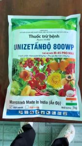 Mancozeb xanh Ấn độ 800WP (Gói 1KG) (Hàng chuẩn BMC) trừ thán thư rỉ sắt sương mai thối rễ vàng lá - Mancozed Xanh Ấn Độ