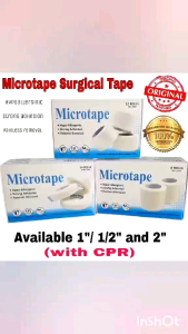 Microtape Surgical Tape 1 Inch / 2 Inches and Half Inch (per Box) w/ CPR and High Quality