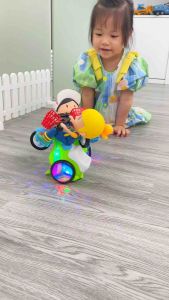 Mainan Anak Sepeda Cowok Lampu Musik