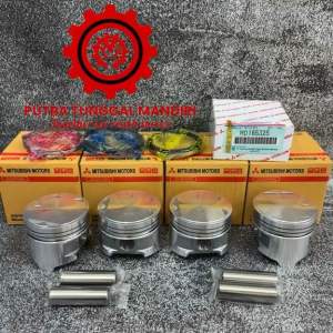 Seher Set/Piston Set+Ring Piston Mitsubishi T120SS Carbu 4G17 1Set(2Macam) MD173577A/MD165325