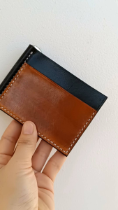 กระเป๋าสตางค์หนีบแบงค์ แถมใส่เงินได้หนังแท้