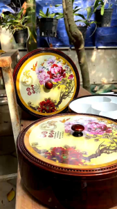 khay đựng bánh kẹo hoa đào khay đựng mứt tết hoa đào