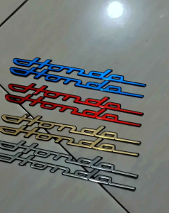 Emblem Honda Latin 2 Pcs Akrilik: Logo Emblem Honda Bahan Akrilik