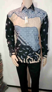 kemeja batik diamond soft arta batik super KODE 008 l batik premium terbaru l grosir batik l seragam batik kantor l batik halus 10.10 l qonita batik l promo batik l batik spesial edition l batik setono l batik alfa