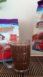 MUNIF HIJJAZ COCOA ARABIC GUM PEK 900gm - PREMIUM CHOCOLATE MALT DRINK WITH ARABIC GUM