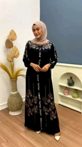 Gamis Twill terbaru Full kancing // Busui Friendly // Batik Cap Pekalongan