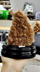 Natural South Africa Old Mine Red Quartz Crystal Ornament RAA05