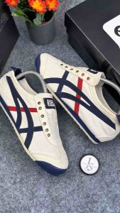 Promo Sepatu Kasual Onsu Slip On Cream Navy Red Tiger Mexico 66 INK Sepatu Pria Dan Wanita Terkini
