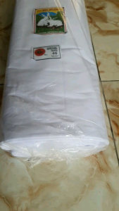 Kain Kafan Kelinci Mori Putih Bersih Lebar 150 x 40 cm Jaul Eceran & Meteran