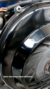 Baut min tutup kipas magnet vespa super sprint vbb vnb pts px stainless anti karat