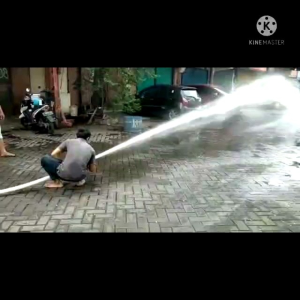 Paket Jet Nozzle Sprayer Pemadam dan Selang 30 Meter Ukuran 1.5 Inch