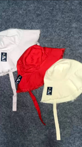 Bucket HAT Topi Wanita Aksen Tali Super Lebar dari Cotton Cocok untuk Pantai & Gunung All Size Dewasa Terlaris