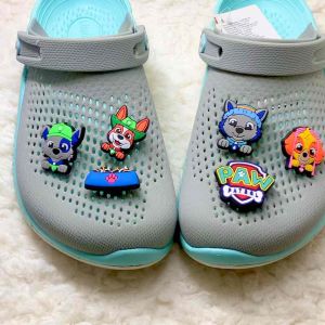 JBLR ตัวติดรองเท้ามีรู รูเล็ก ขบวนการ เจ้าตูบ สีขา Paw Patrol 🌈🌸🌀Shoe charm crocs LiteRide