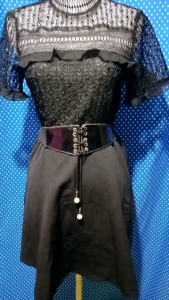 Dress Backless Hitam ZR(Zara Woman) 394