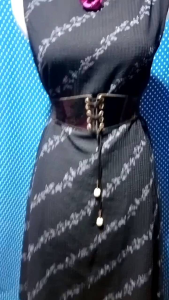 DRESS KUTUNG/SLEEVELESS HITAM (BE PROUD) 94