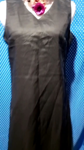 DRESS KUTUNG/SLEEVELESS HITAM(ARNALDO BASSINI) 81