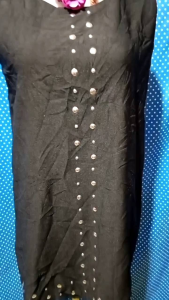 DRESS KUTUNG/SLEEVELESS HITAM 147