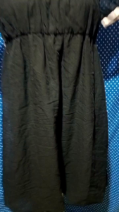 DRESS LENGAN PENDEK HITAM(G) 162