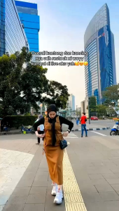 Desain Dres Wanita Cargo Modern & Viral Motif Kantong Terusan