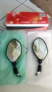 Spion Bubut 3 Jari Ala Plat KT Untuk Motor Beat Vario PCX ADV Staylo Scoopy Universal Honda Original