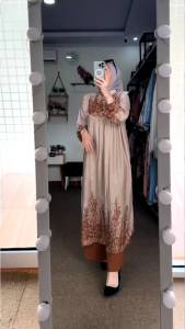 SET LONG TUNIK JOANA SET LONG TUNIK RAYON KEKINIAN SET LONG TUNIK TERBARU