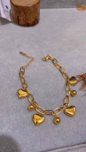 Gelang Rumbai Love Love Goldd Titan