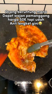 Alat Pemanggang Serbaguna Tempat Panggangan Bulat BBQ Pemanggang baja