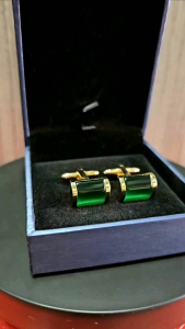 Khuy măng sét - Cufflink đính đá cao cấp QT902