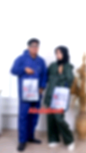 Jas hujan Masela clana setelan pria wanita bahan pvc 025 anti rembes