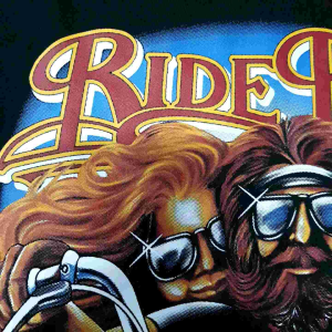 เสื้อ3d เสื้อฮาเลย์ Ride Far Easyriderผ้าบาง ไม่มีตะเข็บข้างชายเย็บเดี่ยวคอกลมสีดำผู้ชาย ผู้หญิง ฝ้าย Man Clothing