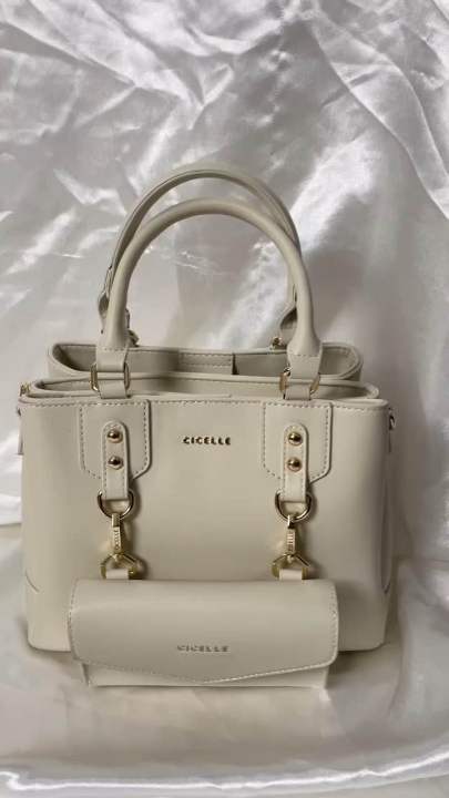 กระเป๋าสะพายข้างคอลเลคชั่นทรงluxury CICELLEเซ็ทคู่