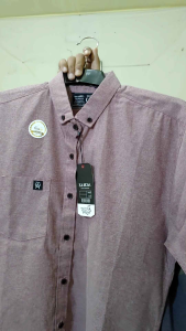 Kemeja Polos Lengan Pendek Hem Pria BAHAN OXFORD BIG SIZE M L XL XXL XXXL