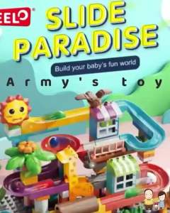 ของเล่นตัวต่อ FEELO GIRAFFE AND LION ชุดตัวต่อขนาดใหญ่ สิงโตเจ้าป่า กับ ยีราฟ เพื่อนซี้ จำนวน 217 ชิ้น