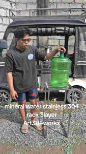 3layers stainless 304 mineral water rack