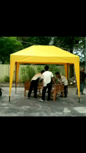 Tenda cafe/stand bazar jualan bongkar pasang ukuran 2*3 promo