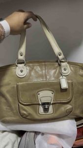 used/preloved authentic tote with flaws